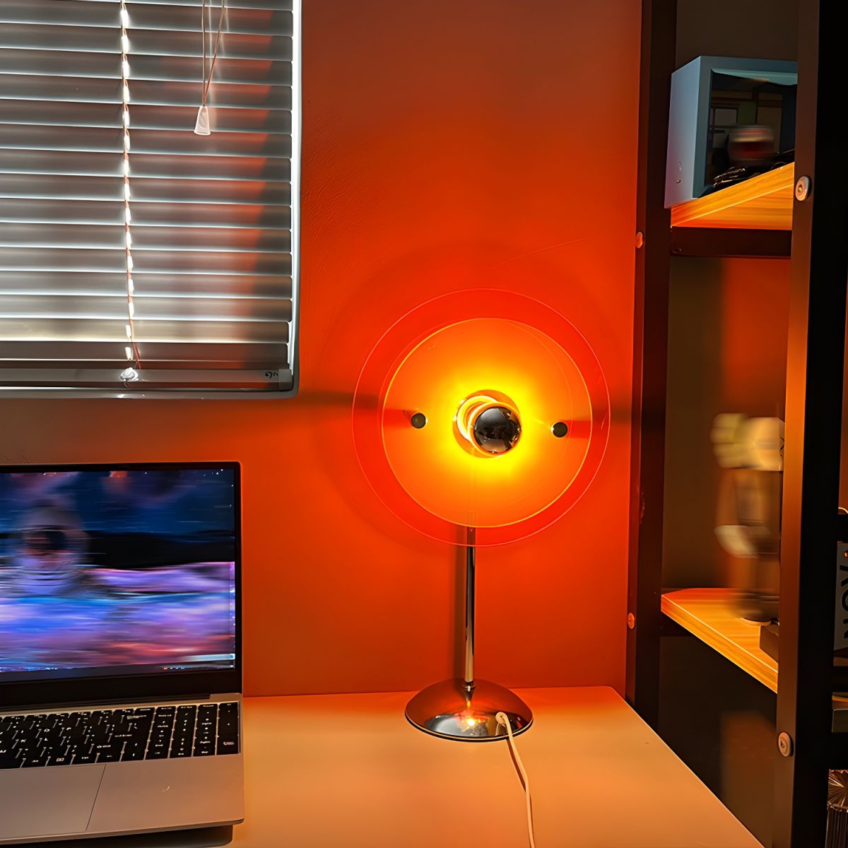 Modern Gaming Table Lamp With Acrylic Shade Light | Quorvyn