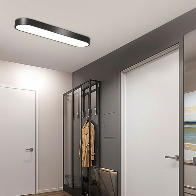 Modern Geometric LED Ceiling Light Acrylic Flush Mount | Luminex