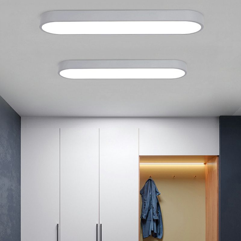 Modern Geometric LED Ceiling Light Acrylic Flush Mount | Luminex