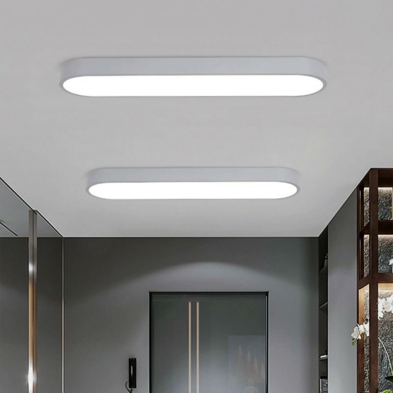 Modern Geometric LED Ceiling Light Acrylic Flush Mount | Luminex