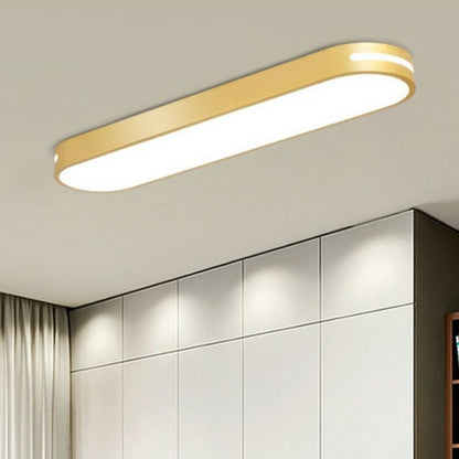 Modern Geometric LED Ceiling Light Acrylic Flush Mount | Luminex