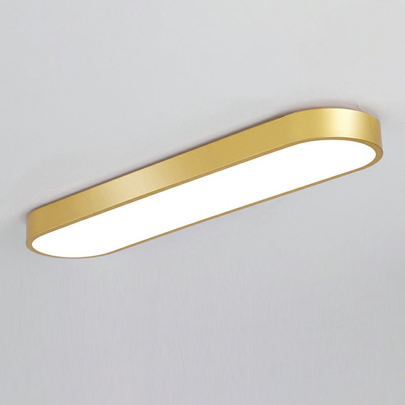 Modern Geometric LED Ceiling Light Acrylic Flush Mount | Luminex