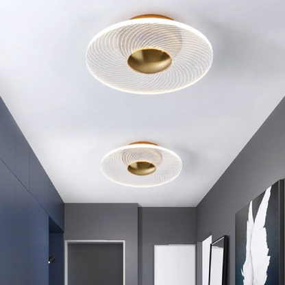 Modern Geometric LED Ceiling Light Dimmable Design | Lumetra