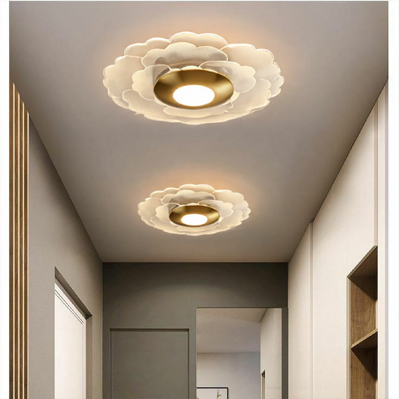 Modern Geometric LED Ceiling Light Dimmable Design | Lumetra