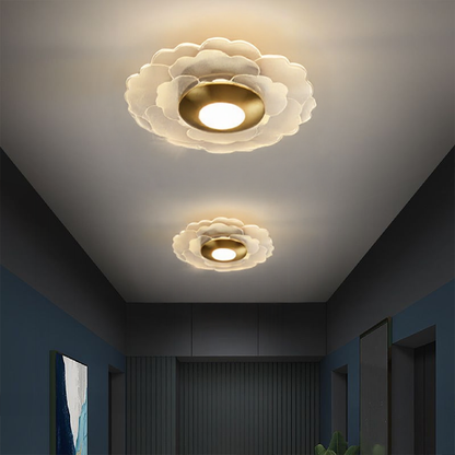 Modern Geometric LED Ceiling Light Dimmable Design | Lumetra