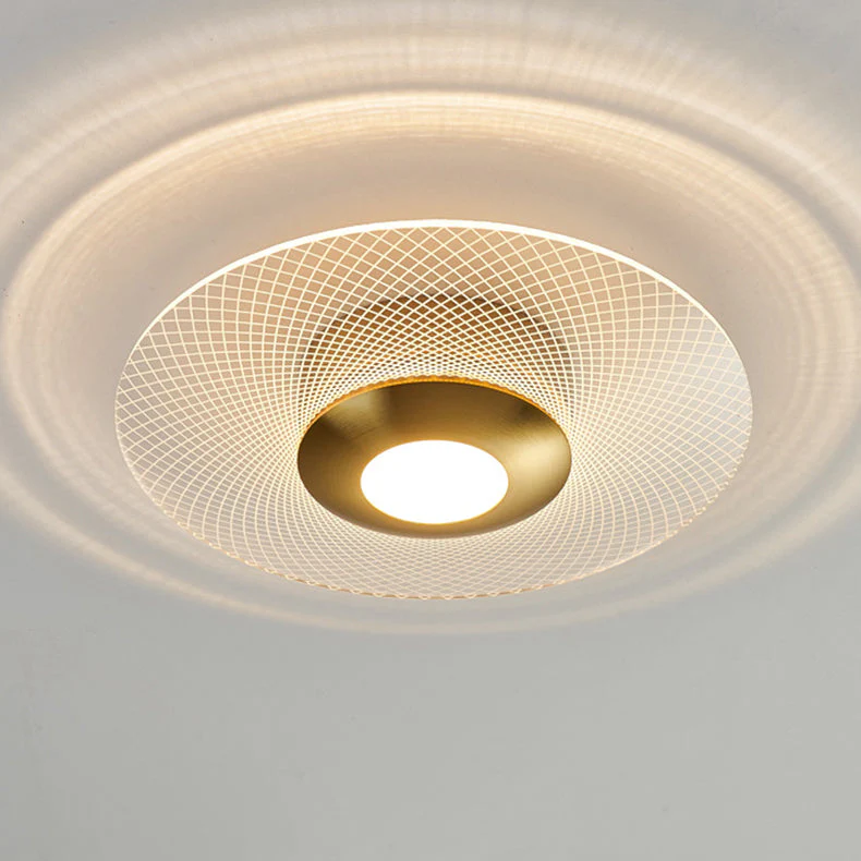 Modern Geometric LED Ceiling Light Dimmable Design | Lumetra