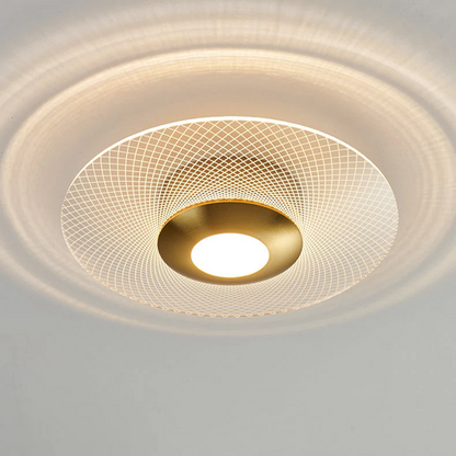 Modern Geometric LED Ceiling Light Dimmable Design | Lumetra