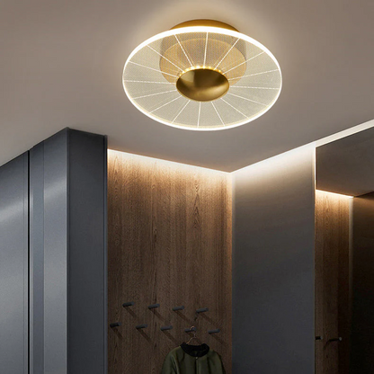 Modern Geometric LED Ceiling Light Dimmable Design | Lumetra