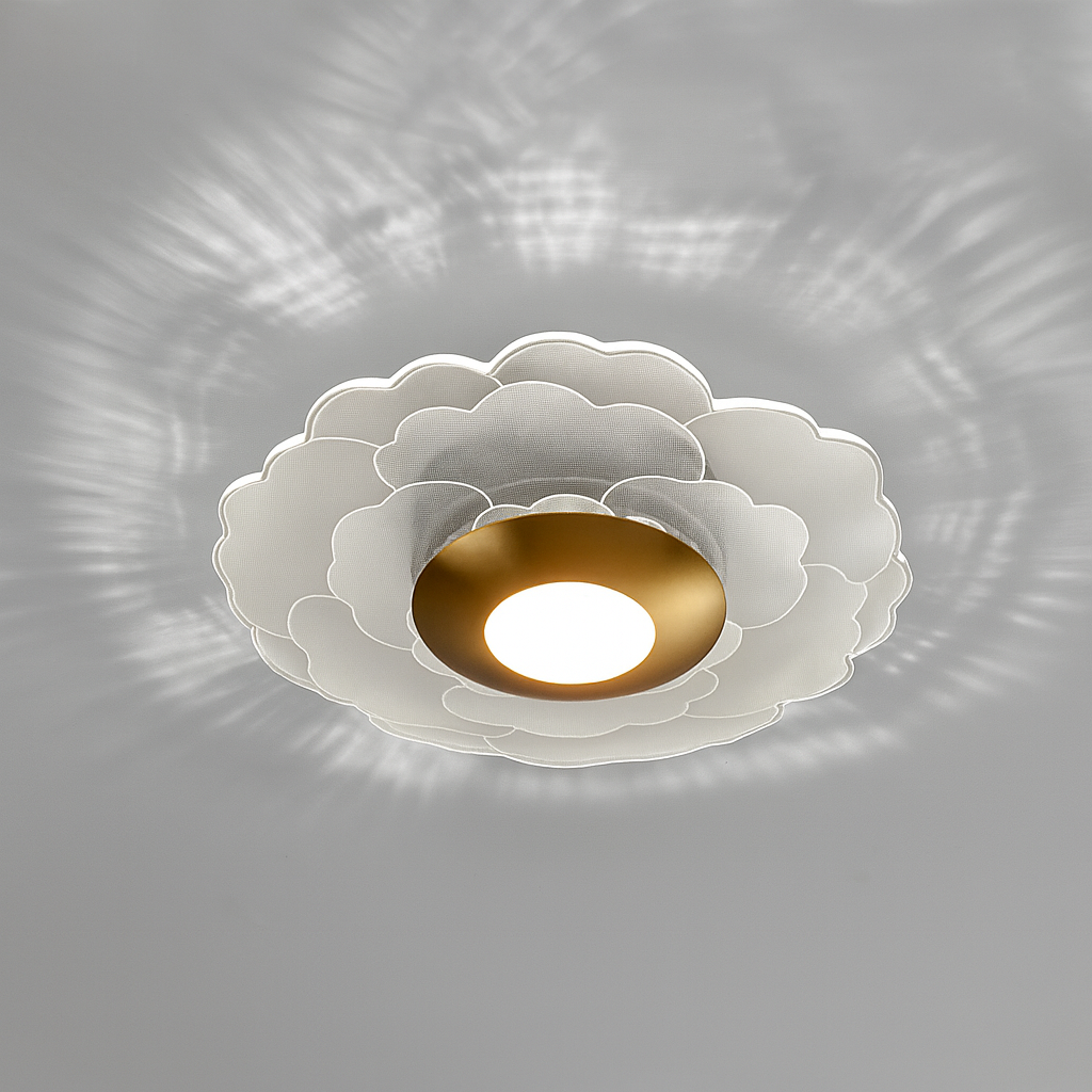 Modern Geometric LED Ceiling Light Dimmable Design | Lumetra