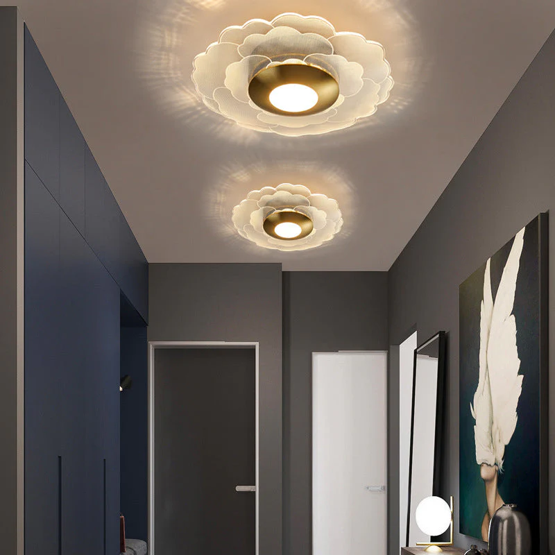 Modern Geometric LED Ceiling Light Dimmable Design | Lumetra