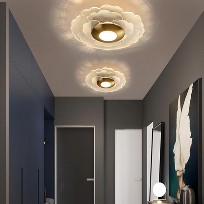 Modern Geometric LED Ceiling Light Dimmable Design | Lumetra