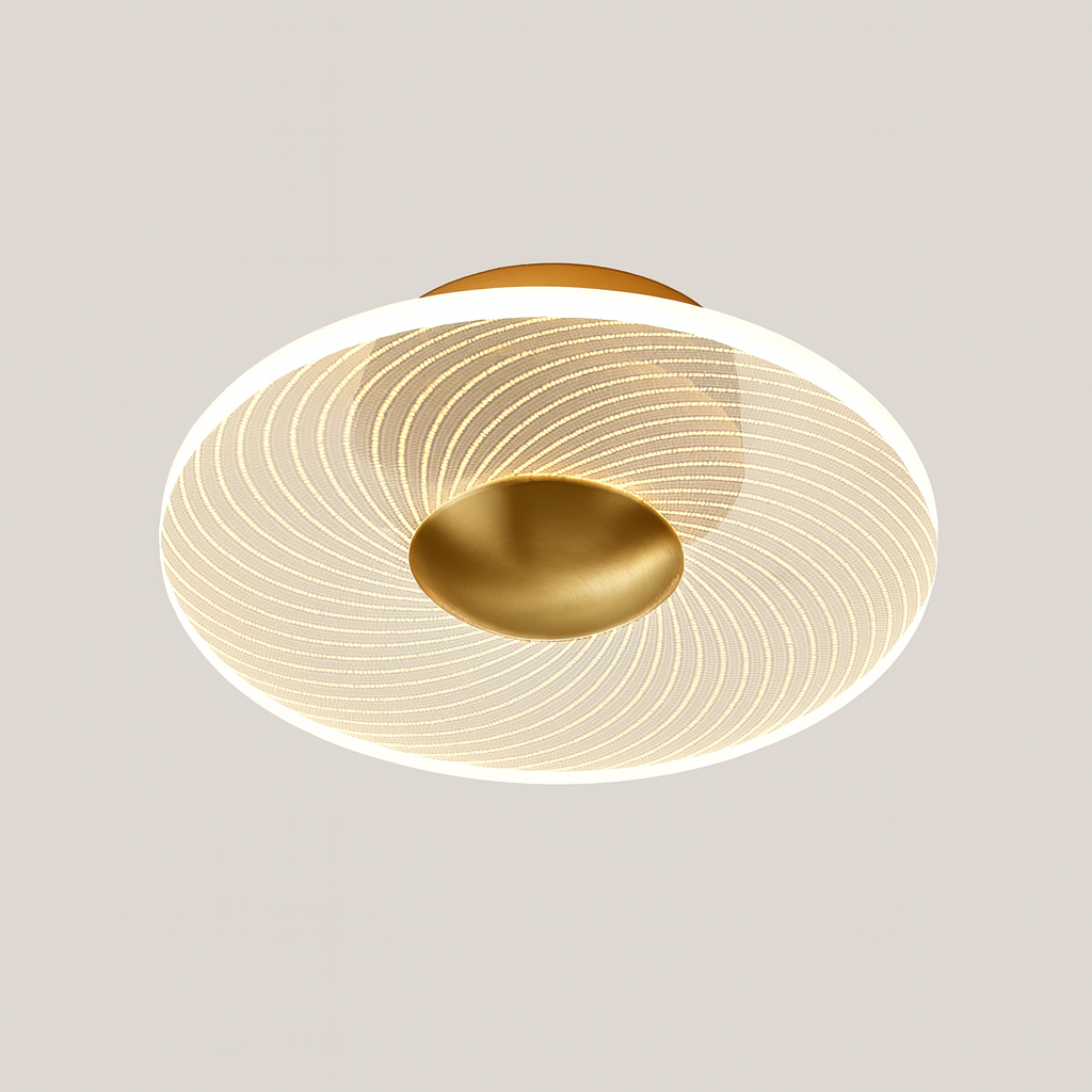 Modern Geometric LED Ceiling Light Dimmable Design | Lumetra