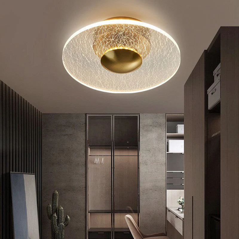 Modern Geometric LED Ceiling Light Dimmable Design | Lumetra