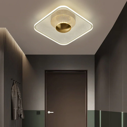 Modern Geometric LED Ceiling Light Dimmable Design | Lumetra