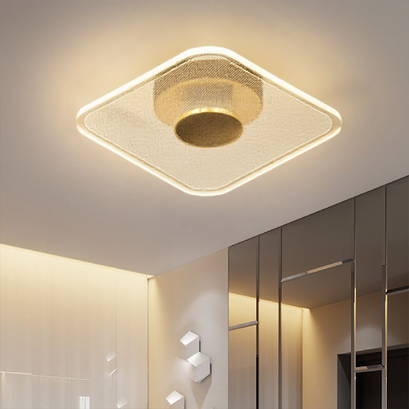 Modern Geometric LED Ceiling Light Dimmable Design | Lumetra