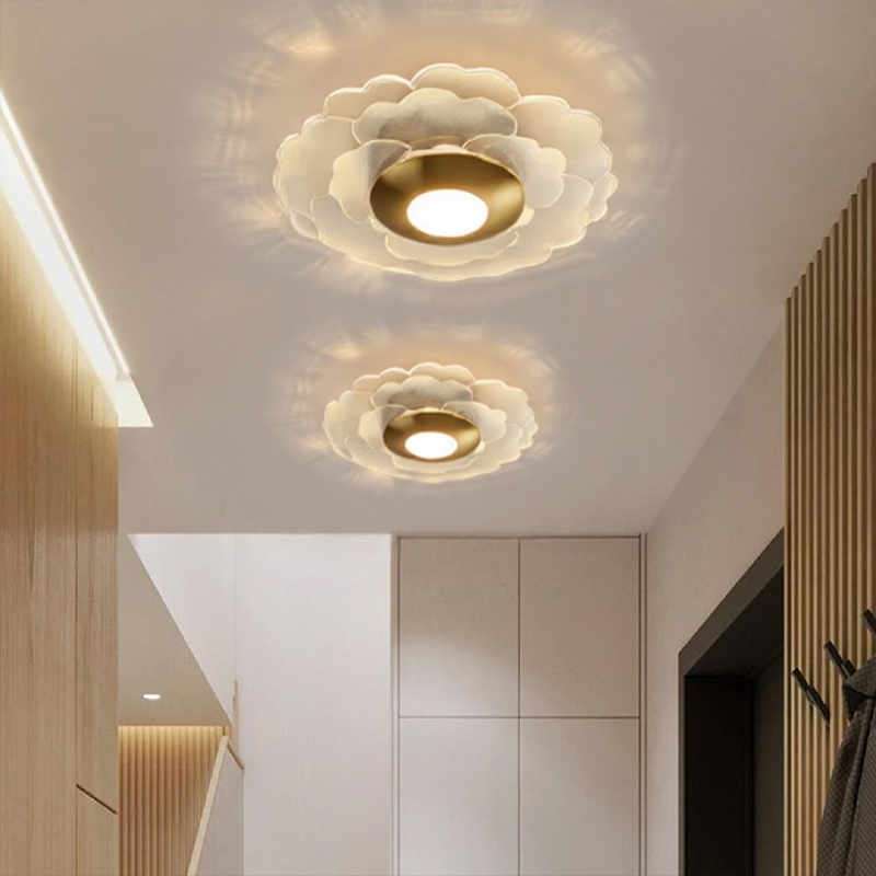 Modern Geometric LED Ceiling Light Dimmable Design | Lumetra