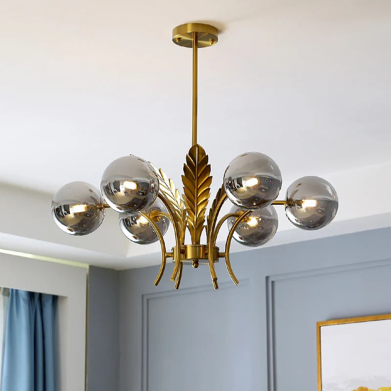 Modern Glass Globe Ceiling Light Fixture | Glasio
