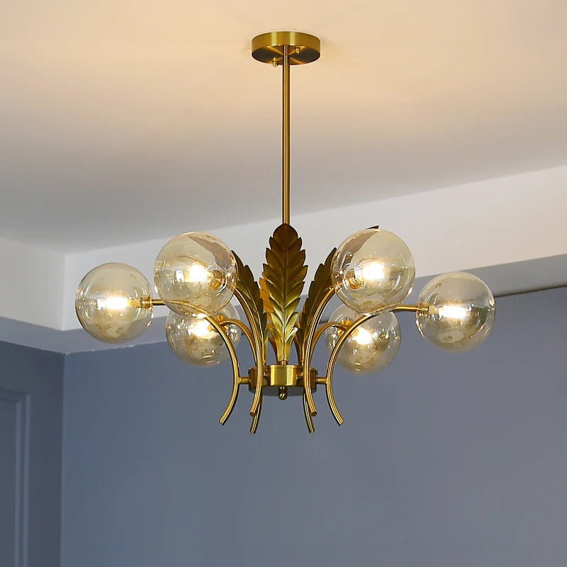Modern Glass Globe Ceiling Light Fixture | Glasio