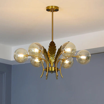 Modern Glass Globe Ceiling Light Fixture | Glasio