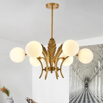 Modern Glass Globe Ceiling Light Fixture | Glasio