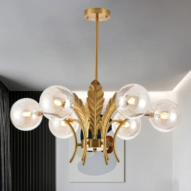 Modern Glass Globe Ceiling Light Fixture | Glasio