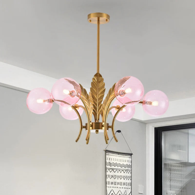 Modern Glass Globe Ceiling Light Fixture | Glasio