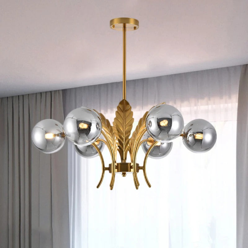 Modern Glass Globe Ceiling Light Fixture | Glasio