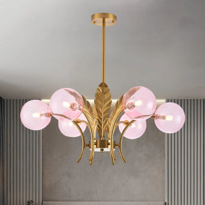 Modern Glass Globe Ceiling Light Fixture | Glasio