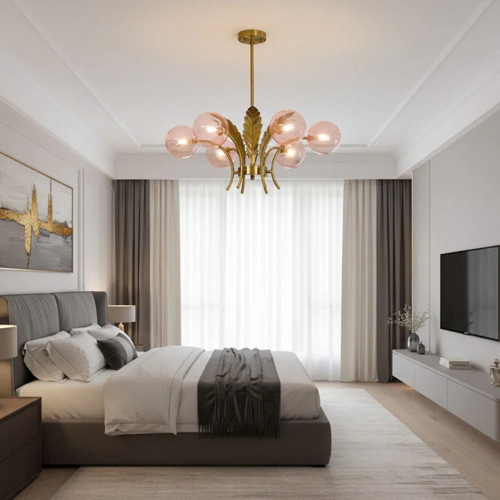 Modern Glass Globe Ceiling Light Fixture | Glasio
