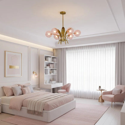 Modern Glass Globe Ceiling Light Fixture | Glasio
