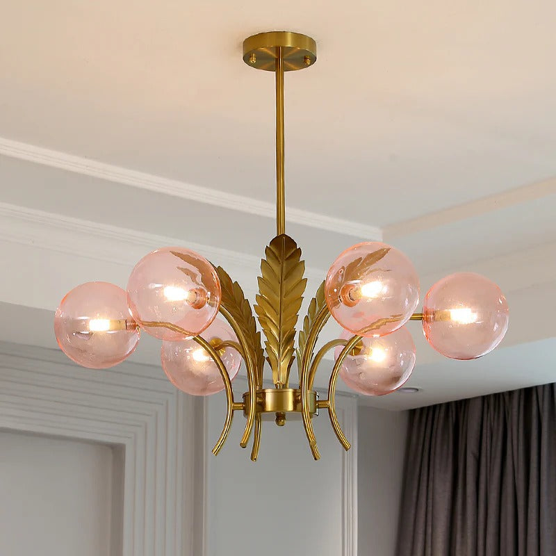 Modern Glass Globe Ceiling Light Fixture | Glasio