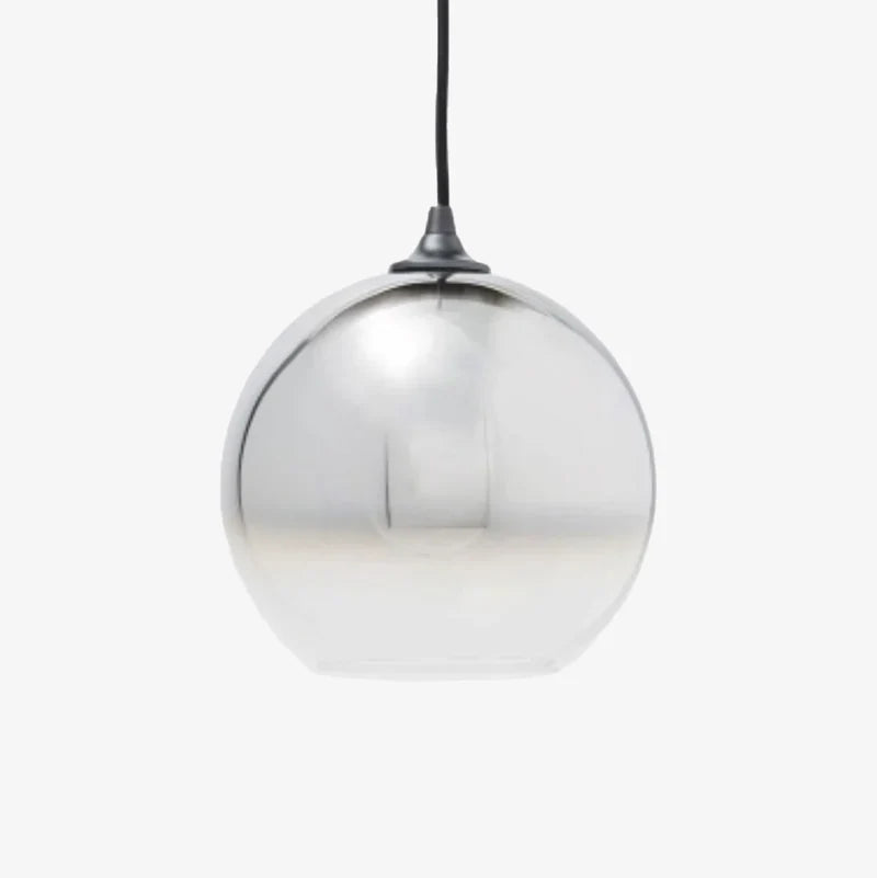 Modern Glass Globe Pendant Light with Adjustable Wire | Quoriel