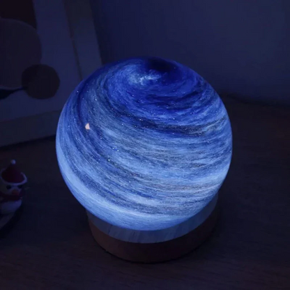 Modern Glass Moon Globe Table Lamp with Three Sizes | Vexlino