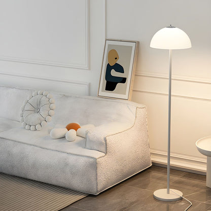 Modern Glass Shade Floor Lamp For Bedroom Living | Kelvian