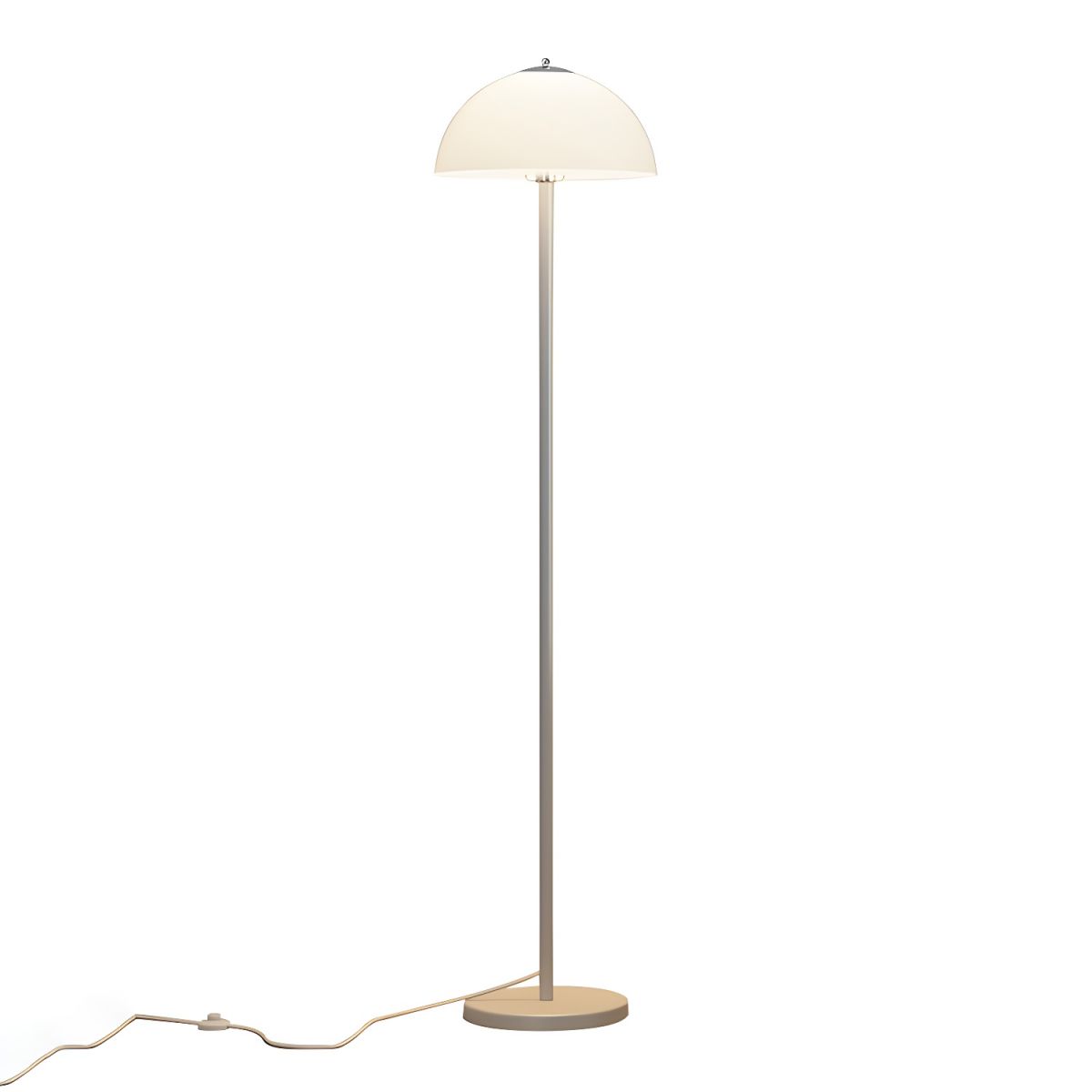 Modern Glass Shade Floor Lamp For Bedroom Living | Kelvian