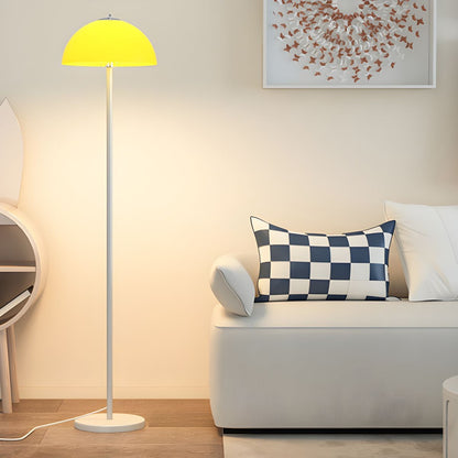 Modern Glass Shade Floor Lamp For Bedroom Living | Kelvian