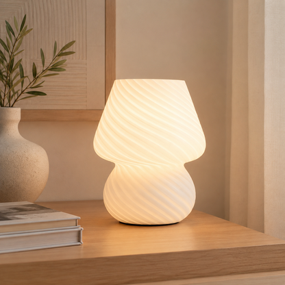 Modern Glass Shade Table Lamp For Living Room Decor | Xenvara