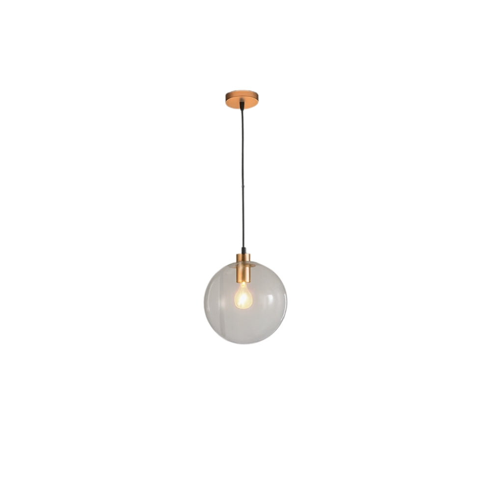 Modern Glass Sphere Pendant Light with Adjustable Height | Nuvaire