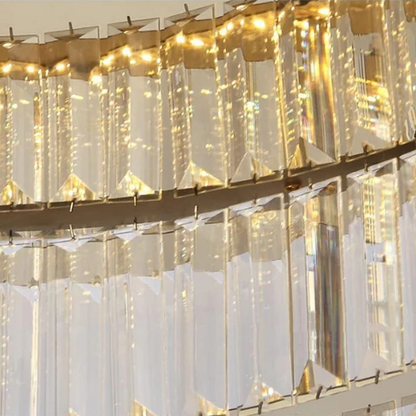 Modern Gold Crystal Ceiling Light Fixture | Lunviro