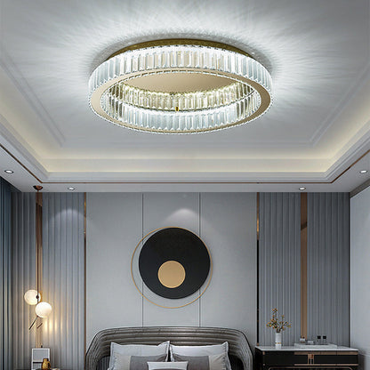 Modern Gold Crystal Ceiling Light Fixture | Lunviro