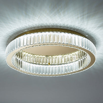 Modern Gold Crystal Ceiling Light Fixture | Lunviro