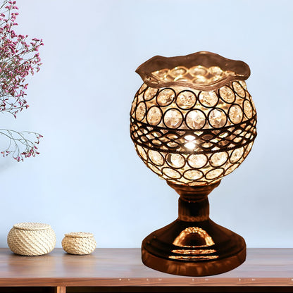 Modern Gold Crystal Shade Table Lamp With LED Light | Envoris