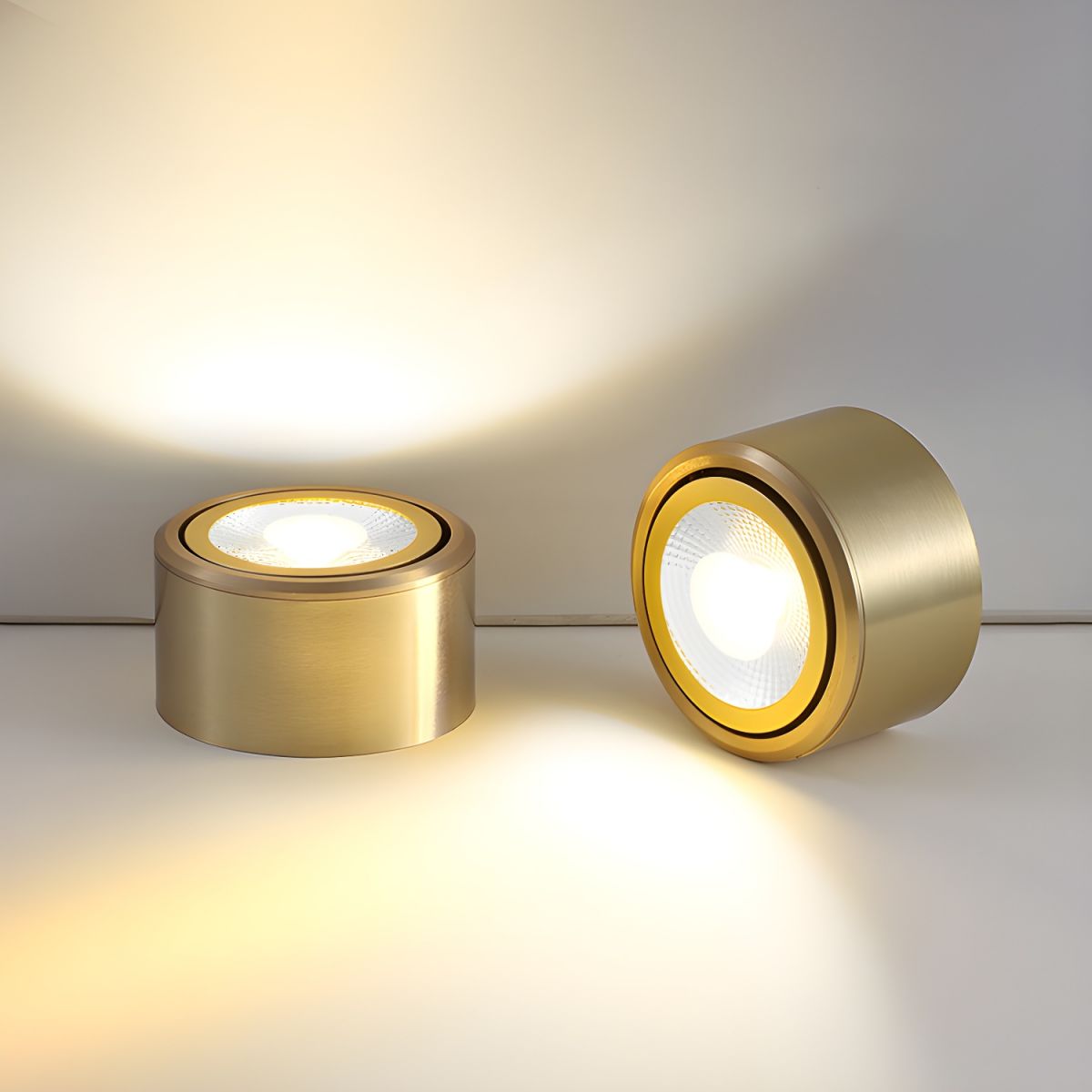 Modern Gold LED Flush Mount Ceiling Light Fixture | Lamane