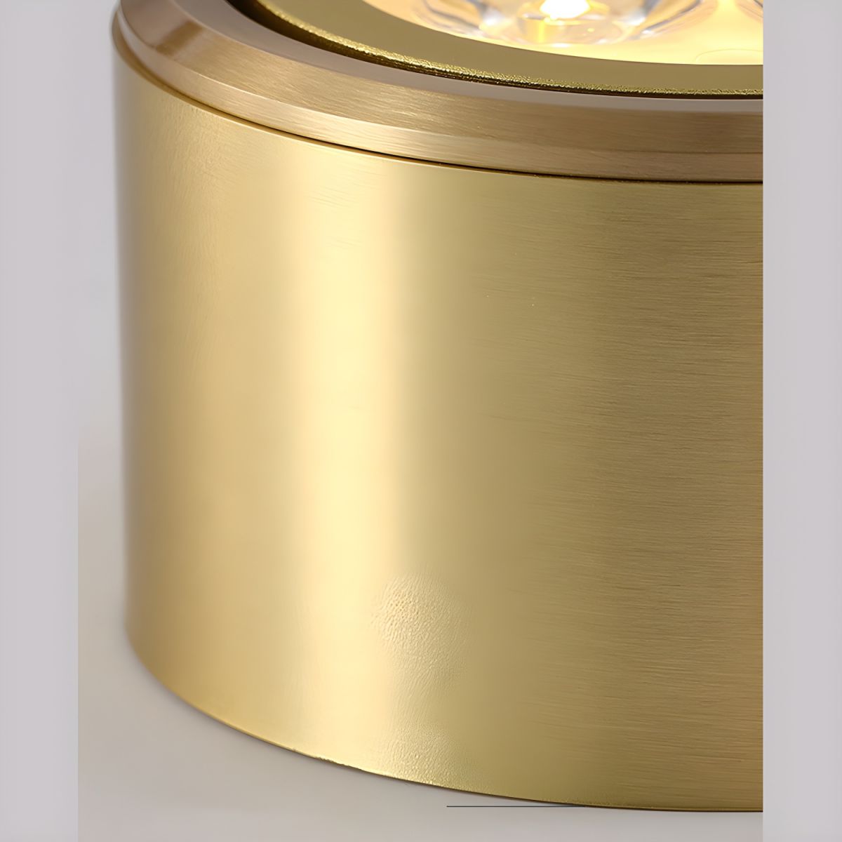 Modern Gold LED Flush Mount Ceiling Light Fixture | Lamane