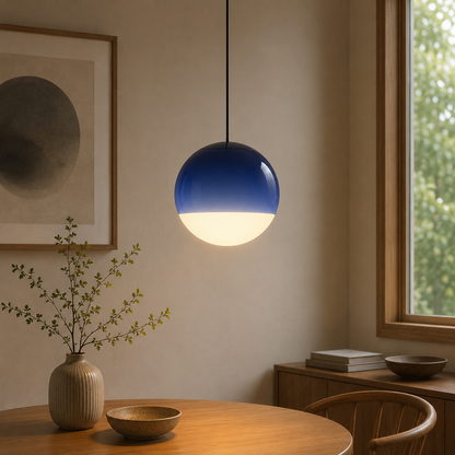 Modern Gradient Glass Pendant Light With Ambient Glow | Corvexa