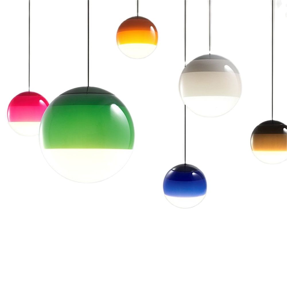 Modern Gradient Glass Pendant Light with LED Illumination | Xylvora