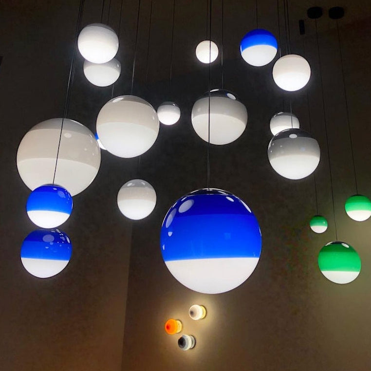 Modern Gradient Glass Pendant Light with LED Illumination | Xylvora
