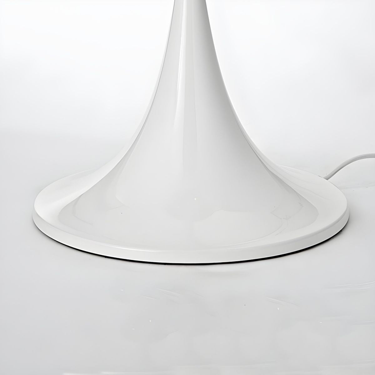 Modern Interior Floor Lamp Metal White Dome Shade | Melvora