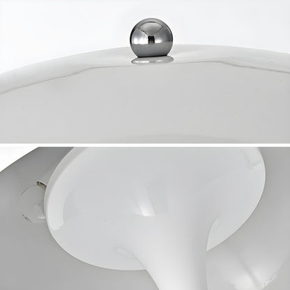 Modern Interior Floor Lamp Metal White Dome Shade | Melvora
