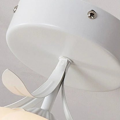 Modern Interior Flower Glass Ceiling Light Fixture | Lumivex